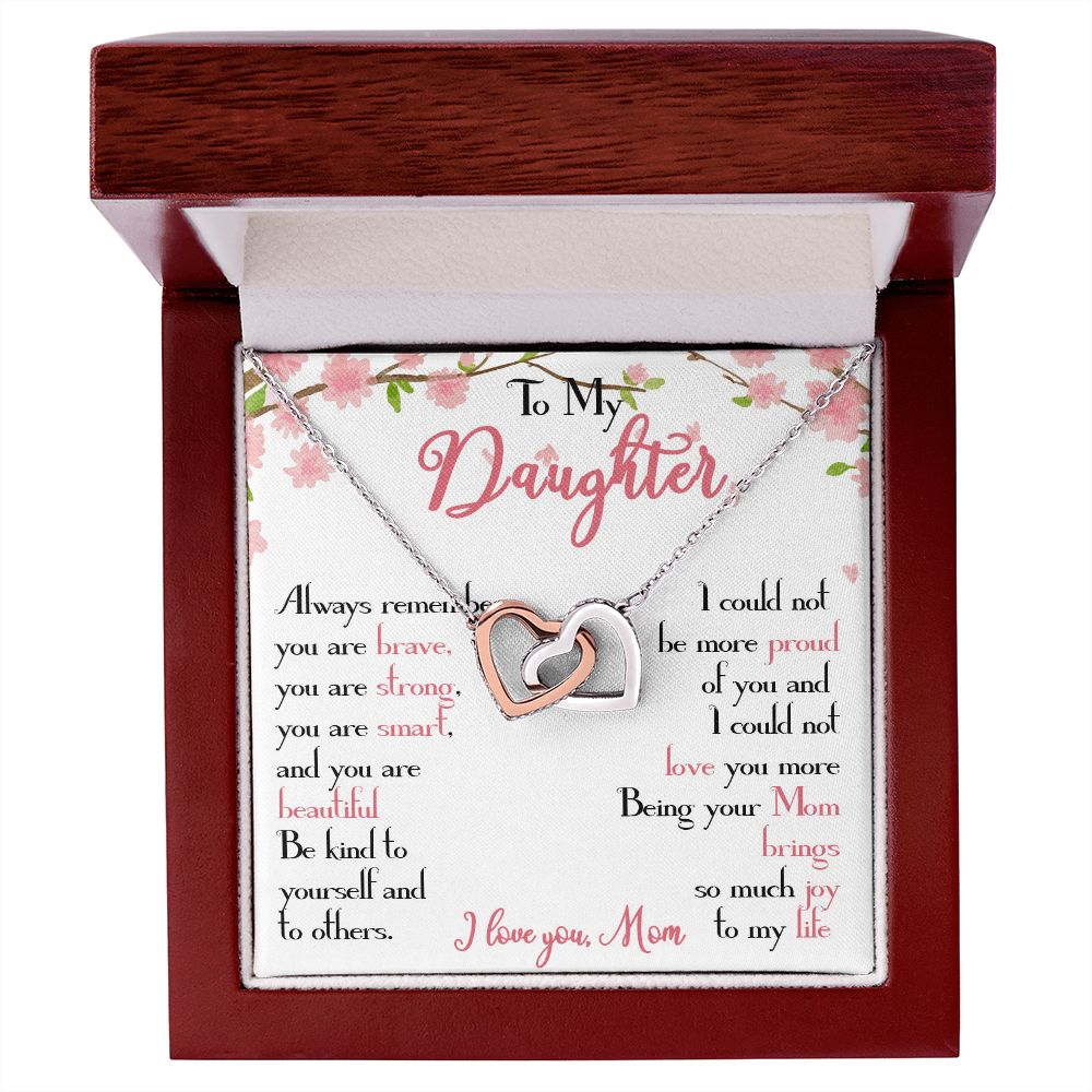 28D To My Daughter Necklace, Daughter Mother Necklace, Daughter Gift from Mom