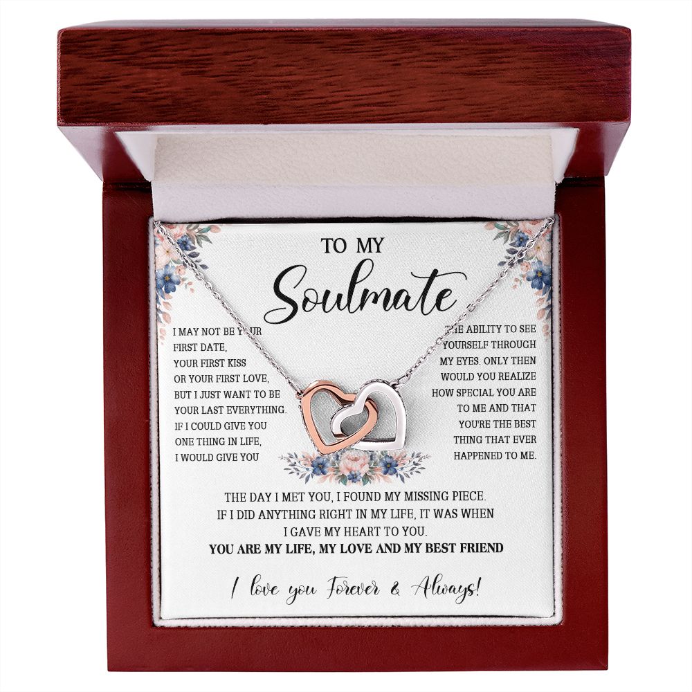 474D To My Soulmate Necklace, Gift For Her, Christmas Gift For Her, Gift For Soulmate