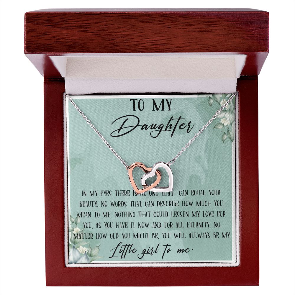 48D To My Daughter Necklace, Daughter Birthday Gift, Gift from Mom to Daughter