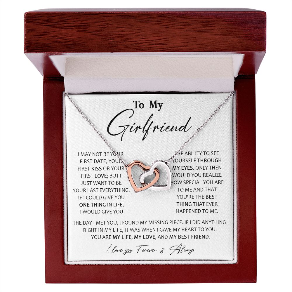 727D To My Girlfriend Necklace, Birthday Gifts For Her/Girlfriend, Valentine Gifts