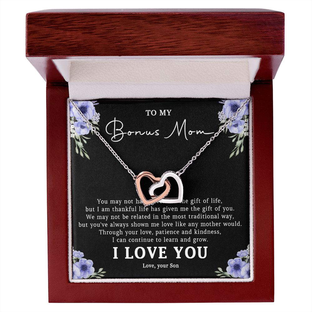 523D Step Mom Gift, Bonus Mom Necklace, Stepmom Necklace, Mom Birthday Gift from Son