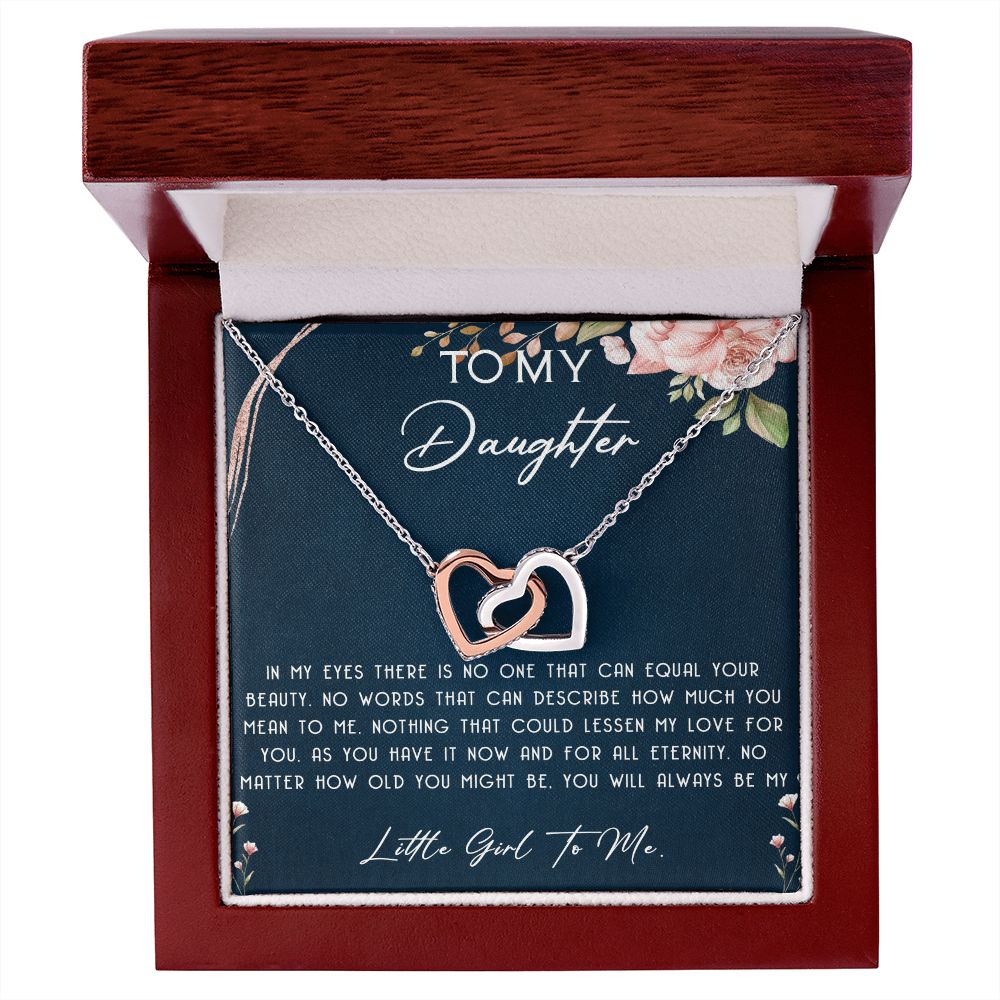 115D To My Daughter Necklace, Daughter Necklace, Mother To Daughter Gift Birthday