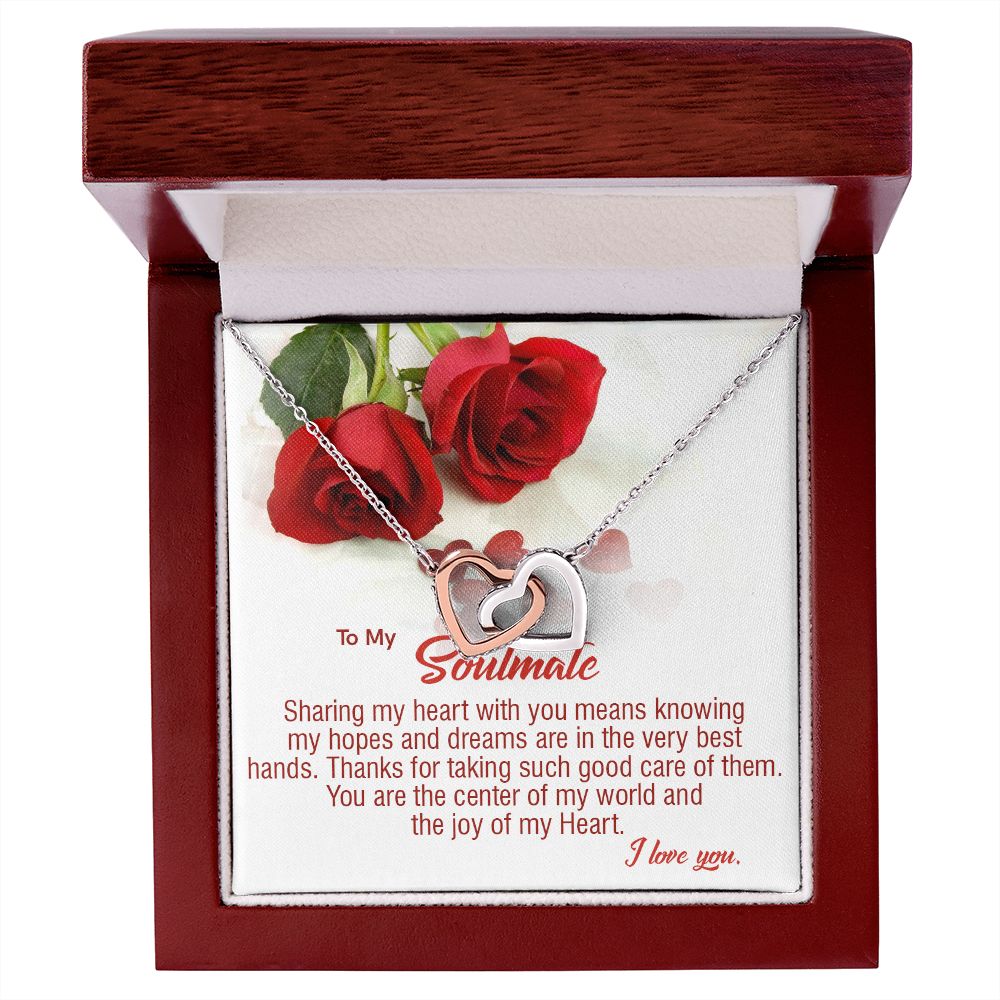 410D To My Soulmate Necklace, Birthday Gifts For Her, Gift For Girlfriend Wife