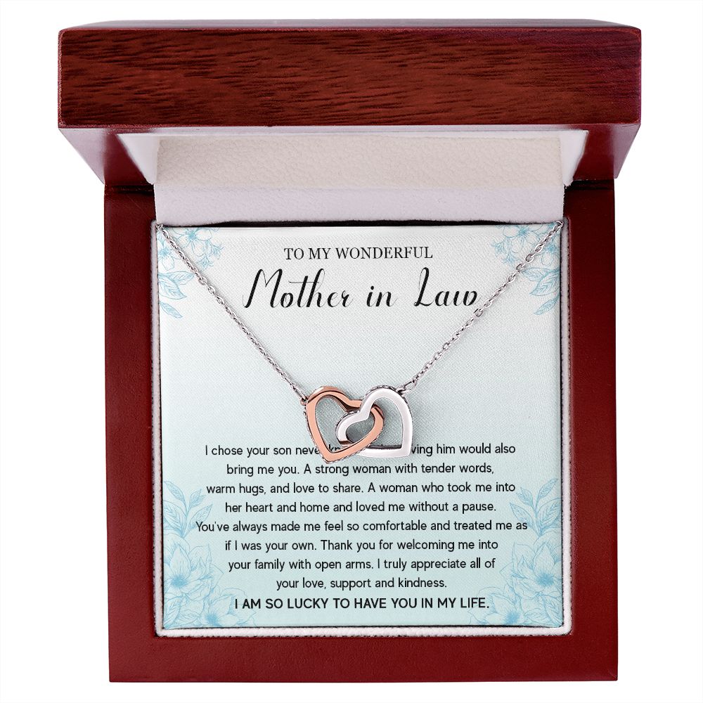 525D Gift To My Mother-in-Law Necklace, To My Mother in Law Necklace from Daughter