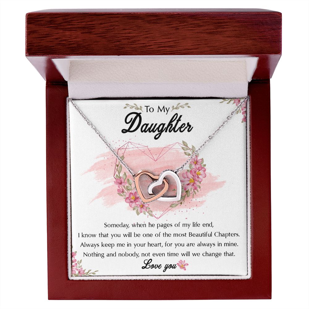 54C To My Daughter Necklace, Birthday Gift For Daughter, Graduation Jewelry