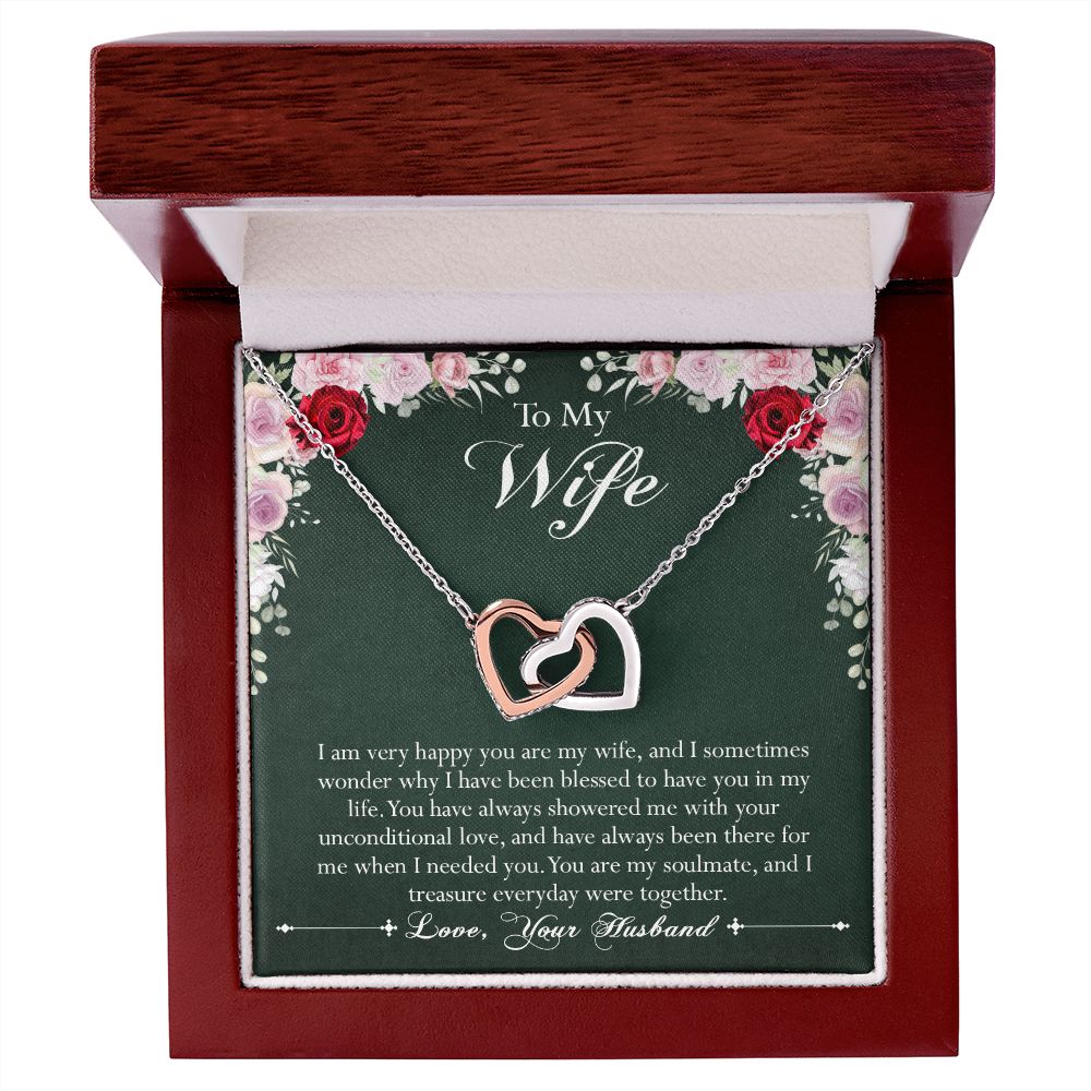 417D To My Wife Necklace Gift For Your Wife - Happy To Have You In My Life