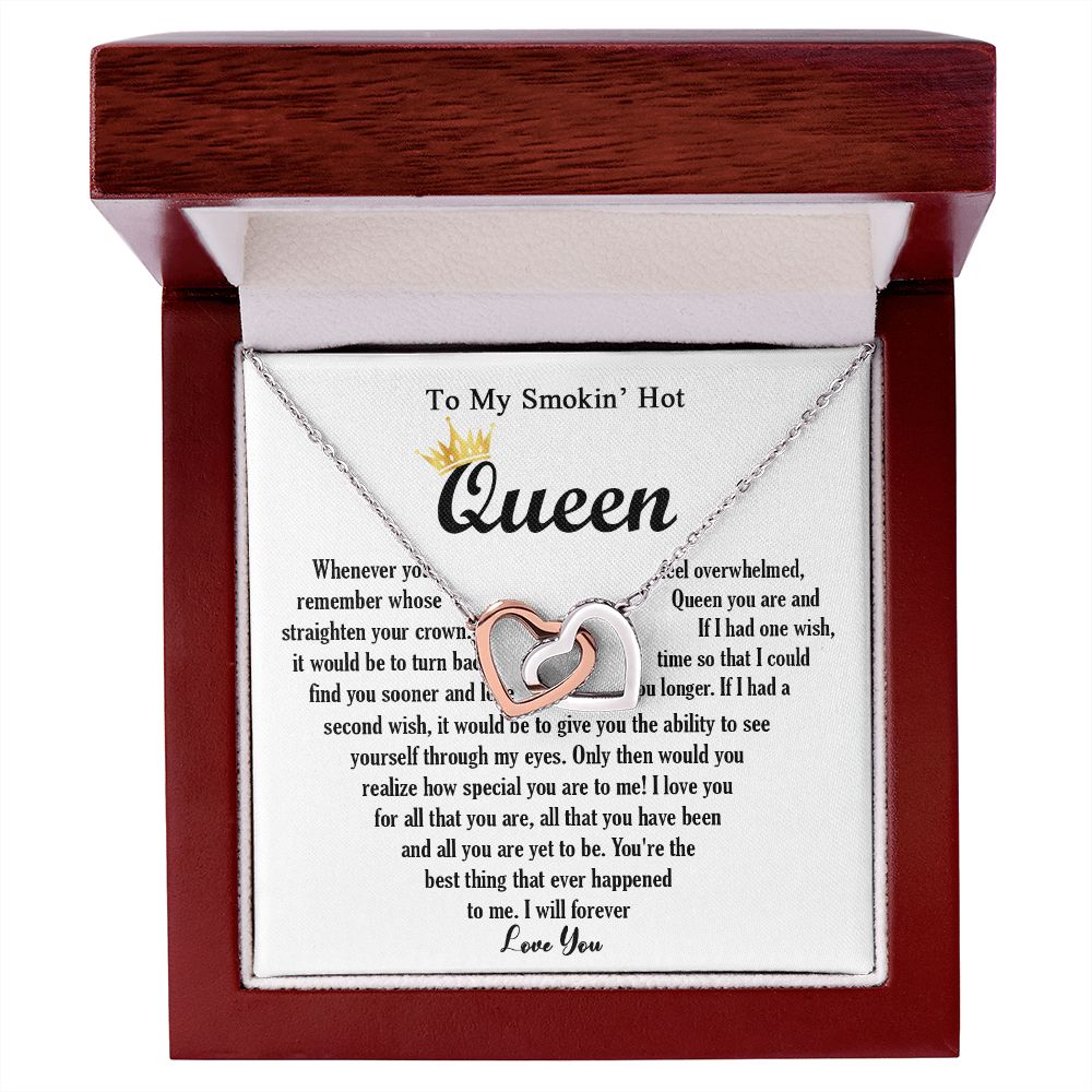 443D To My Smokin Hot Necklace, Gift For Wife Soulmate Valentines Day, Birthday Gift