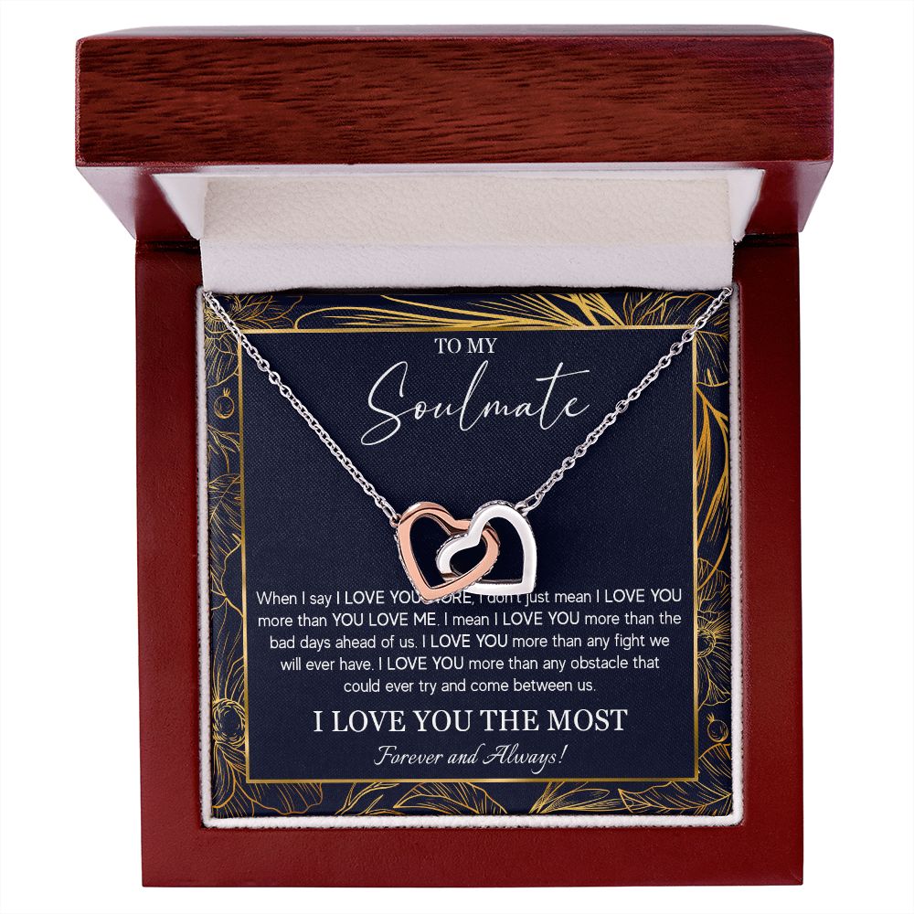 552D To My Soulmate Necklace, Jewelry Gifts For My Wife, Girlfriend, Future Wife Gift
