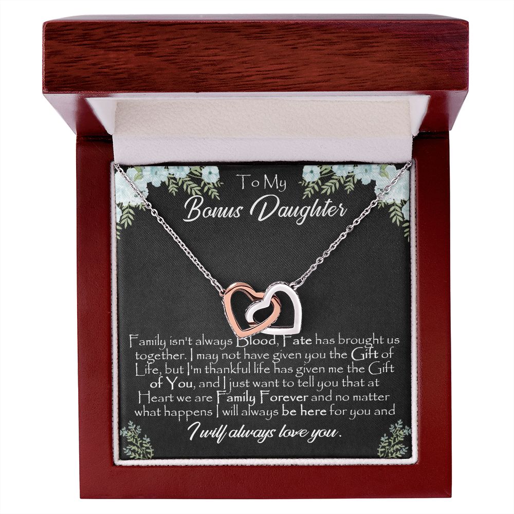 26D To My Bonus Daughter, Gift For Bonus Daughter Necklace, Step Daughter Necklace