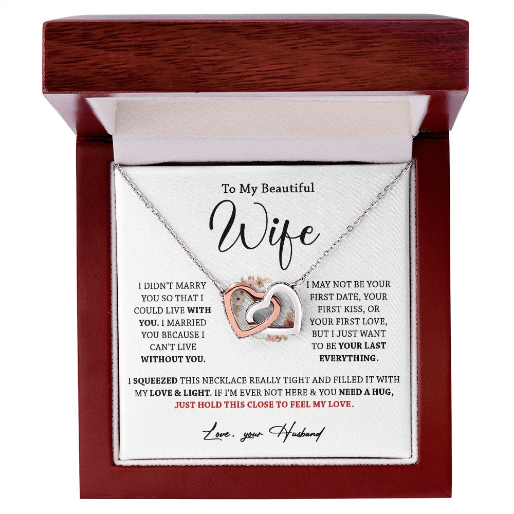 612D To My Wife Necklace, Gift For Wife, Valentines Gift For Wife, Necklace For Wife