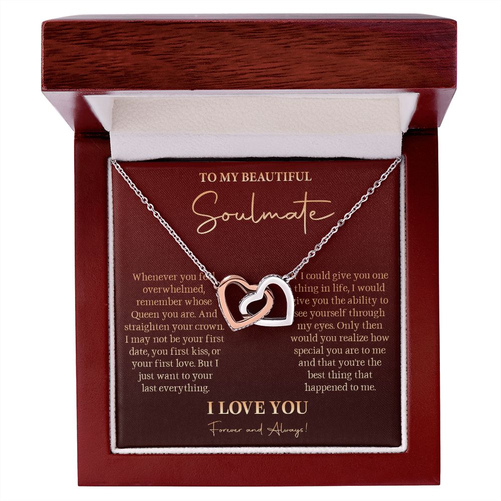 581D To My Soulmate Necklace, Gift For Girlfriend Wife, Birthday Gift, Love Necklace
