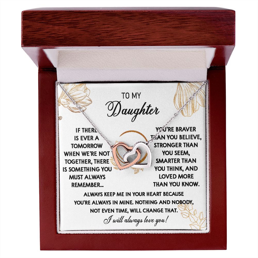 111D To My Daughter Necklace, Daughter Gift From Dad, Mom, Xmas Gift, Birthday Gift
