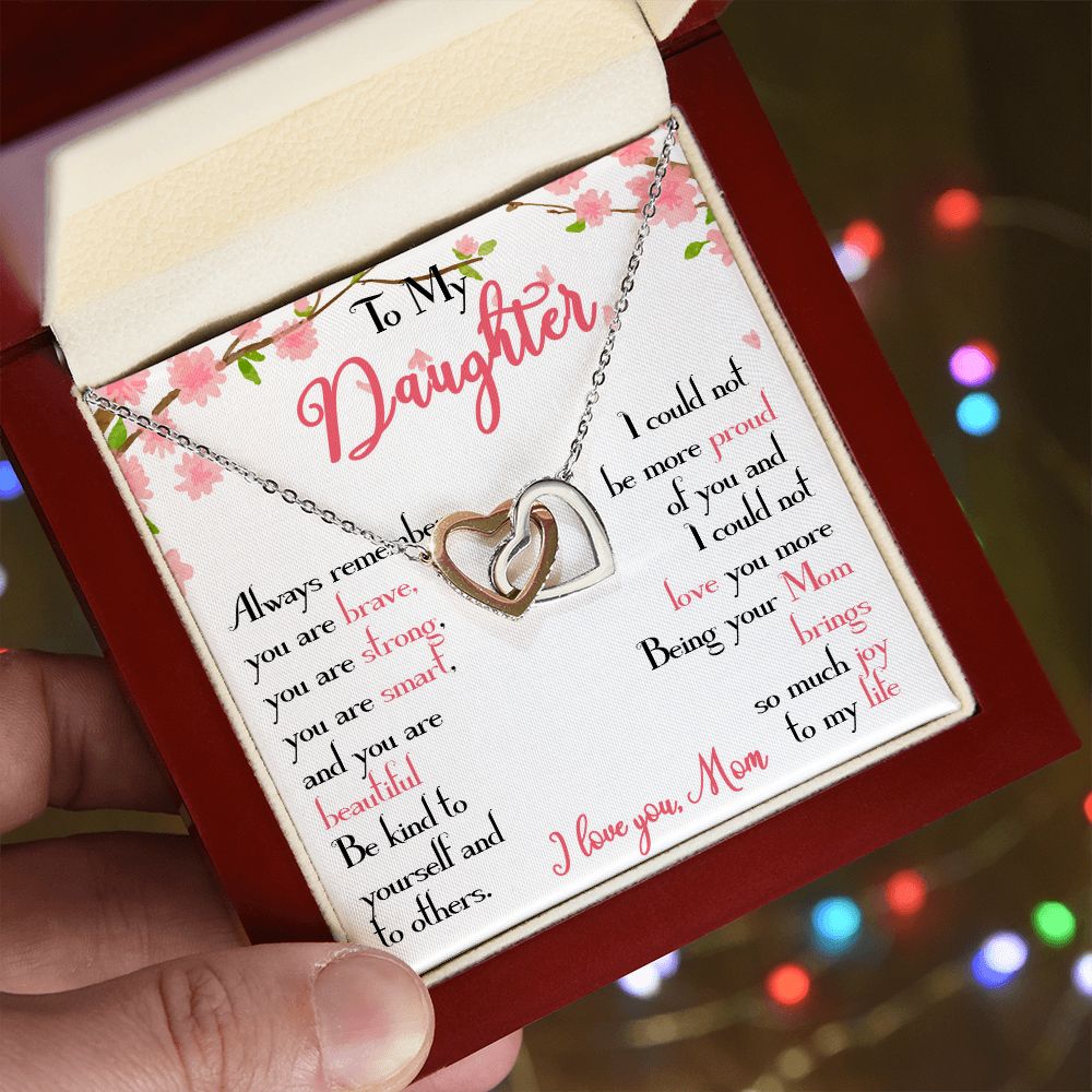 28D To My Daughter Necklace, Daughter Mother Necklace, Daughter Gift from Mom