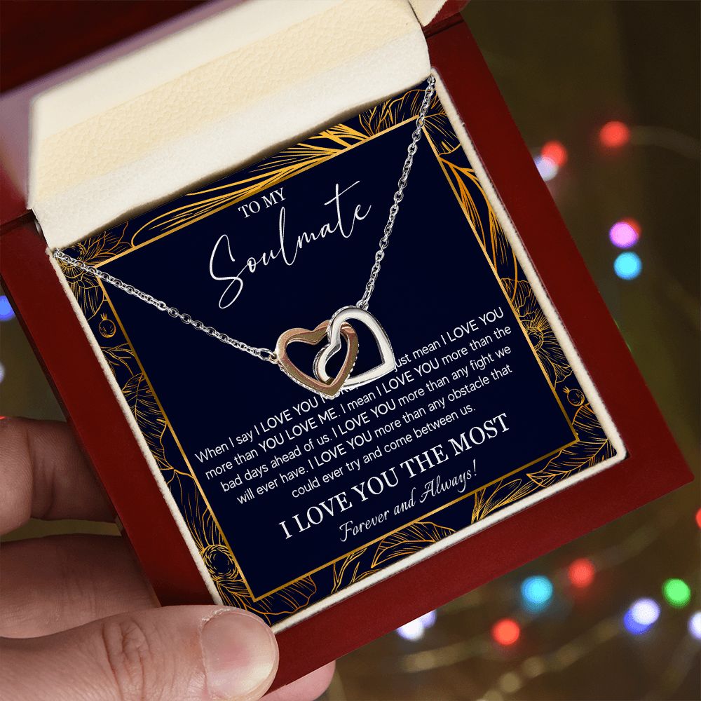 552D To My Soulmate Necklace, Jewelry Gifts For My Wife, Girlfriend, Future Wife Gift