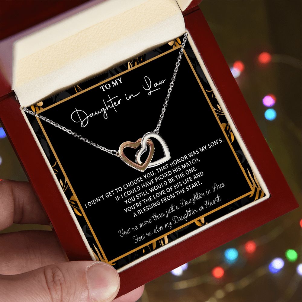 550D To My Daughter in Law Necklace, Daughter in Law Gift Necklace From Mother in Law