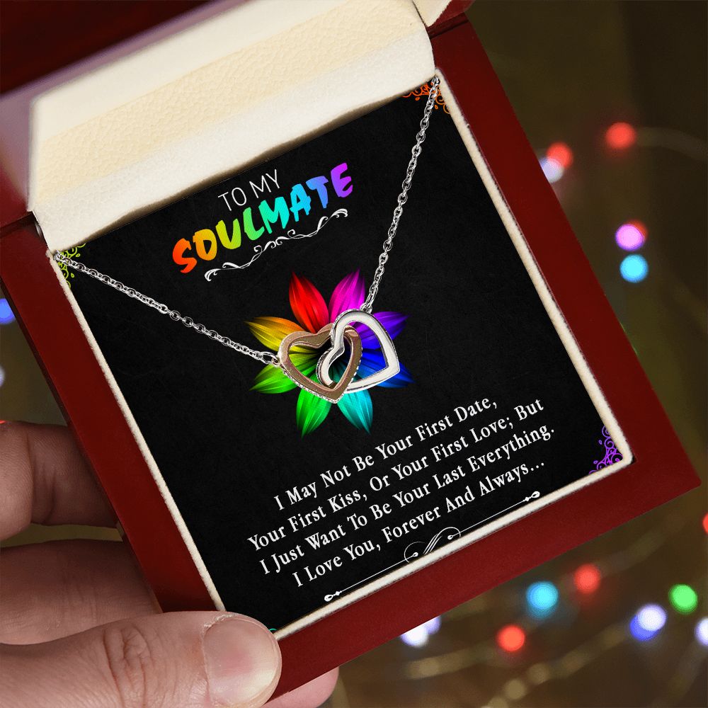 96D To My Soulmate Necklace, Birthday Gift For Girlfriend, Anniversary Xmas Gift