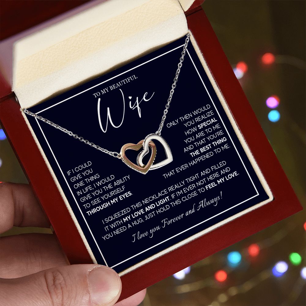 556D To My Wife Necklace From Husband, Soulmate Necklace Gift from Husband, Birthday