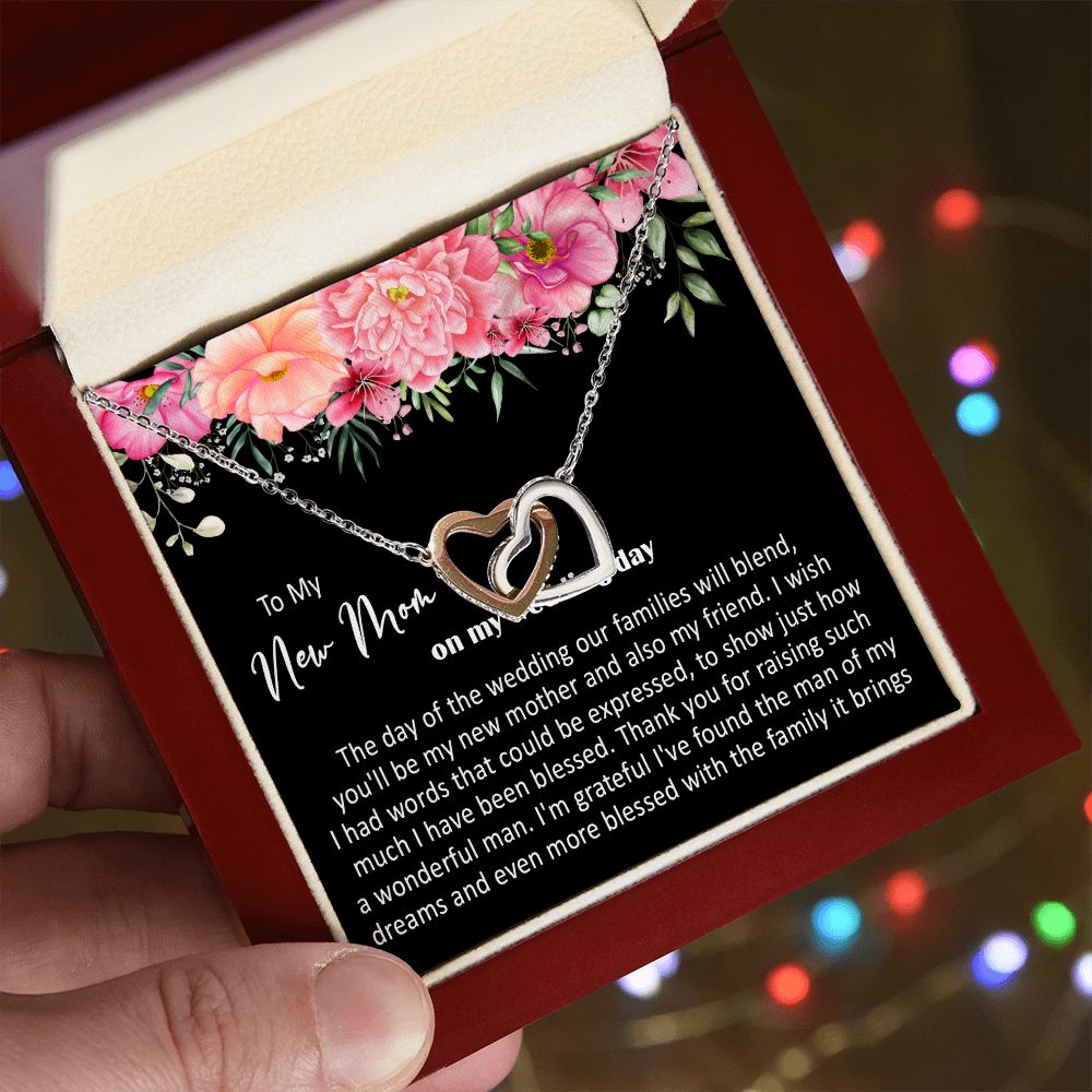 415D To My New Mom On My Wedding Day You'll Be My New Mother Also My Friend Necklace