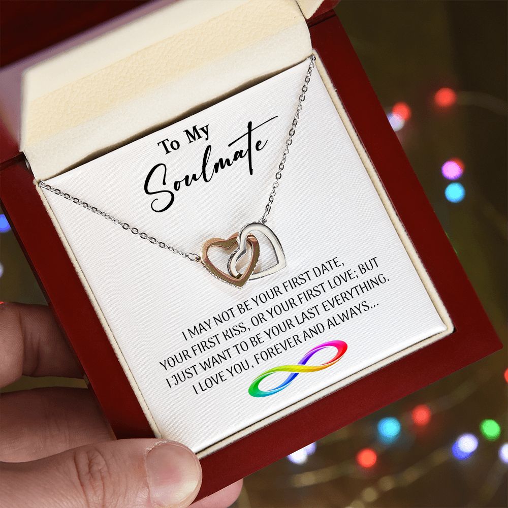 470D To My Soulmate Necklace, Valentine Gifts For Her, Gift For Girlfriend Wife