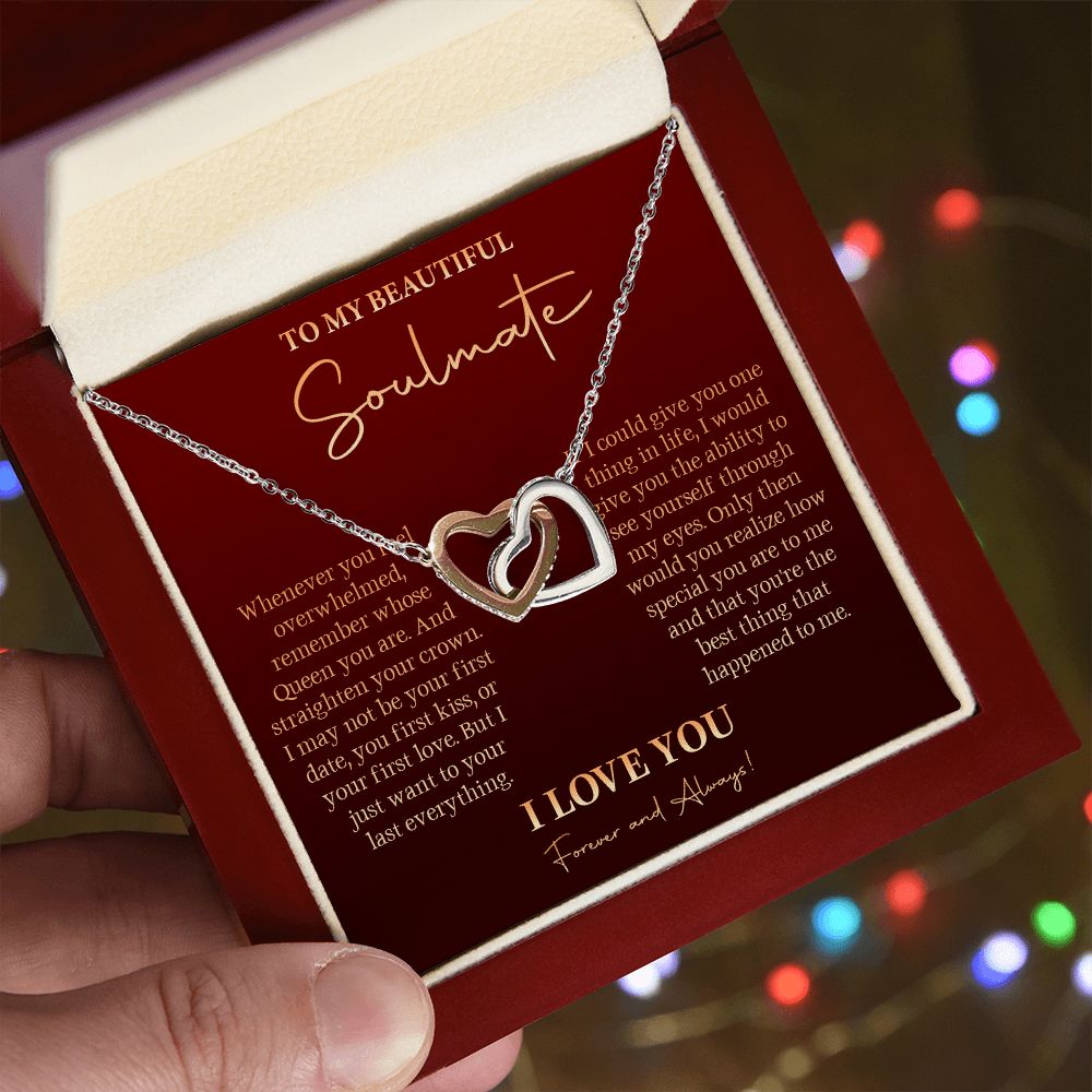 581D To My Soulmate Necklace, Gift For Girlfriend Wife, Birthday Gift, Love Necklace