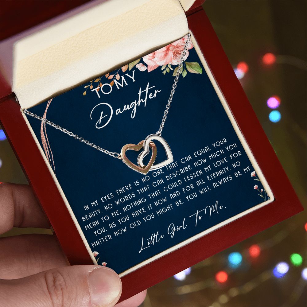 115D To My Daughter Necklace, Daughter Necklace, Mother To Daughter Gift Birthday