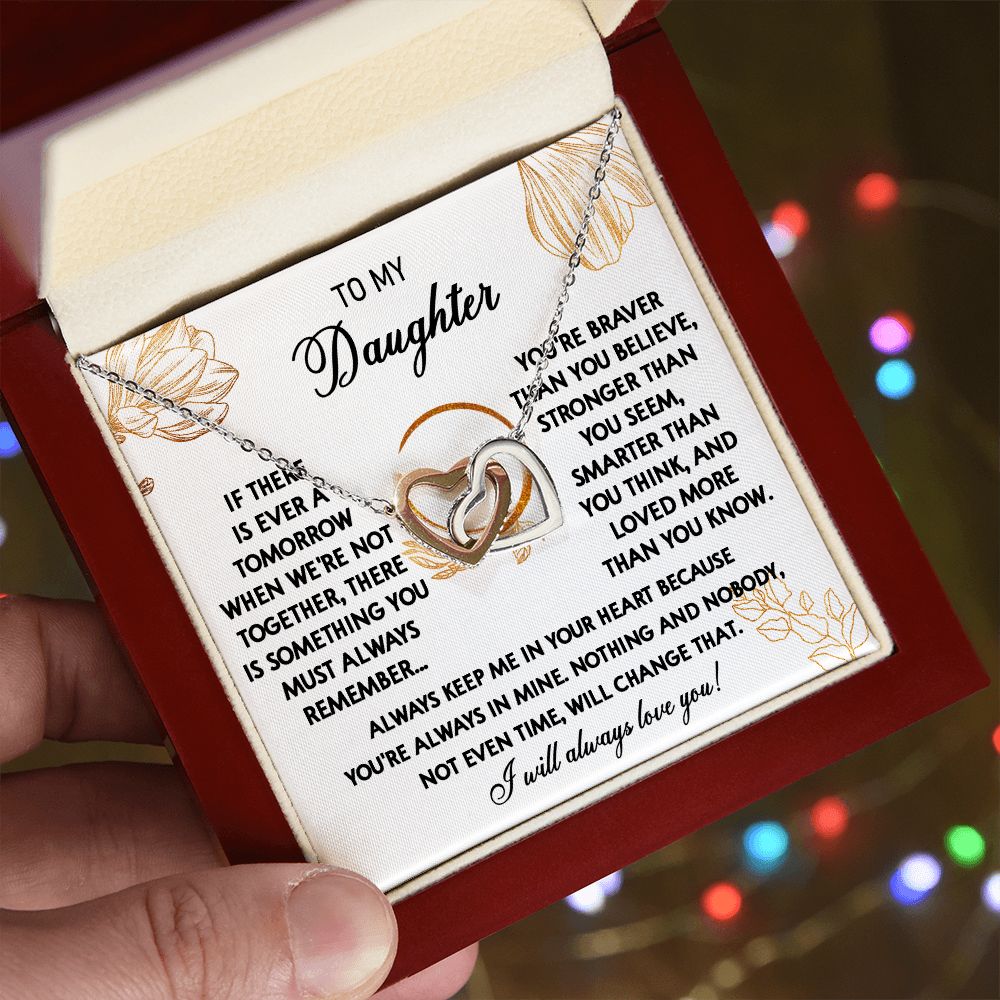 111D To My Daughter Necklace, Daughter Gift From Dad, Mom, Xmas Gift, Birthday Gift