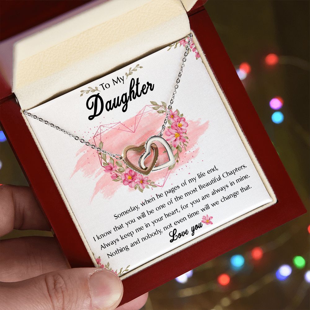 54C To My Daughter Necklace, Birthday Gift For Daughter, Graduation Jewelry
