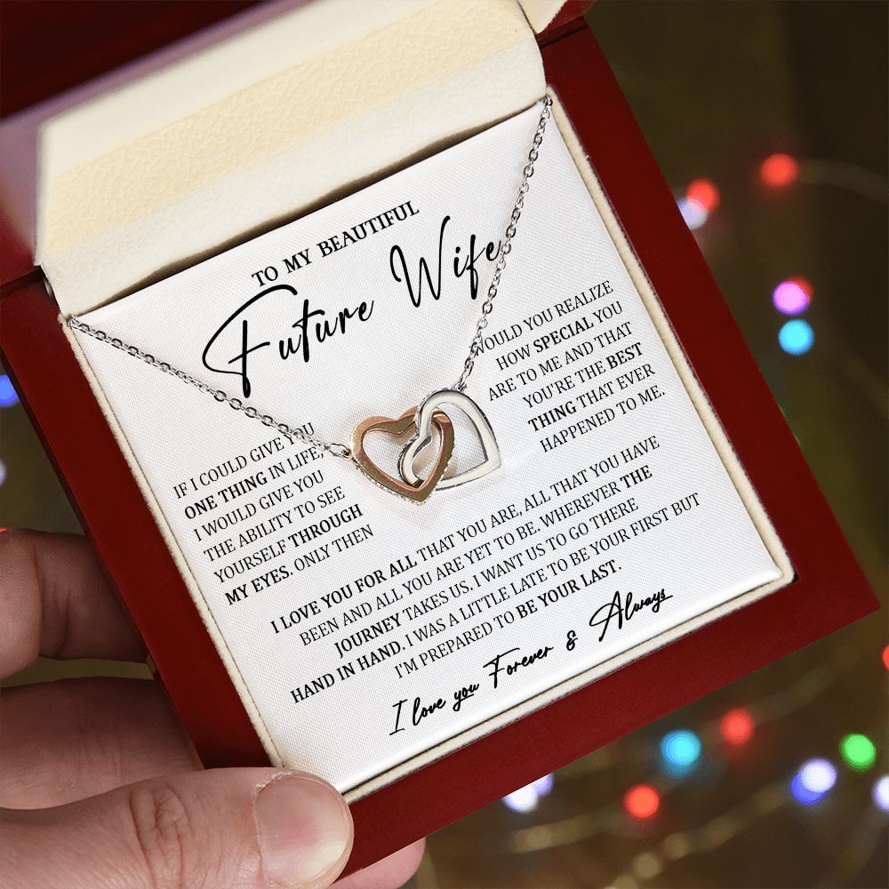 725D To My Future Wife Necklace, Birthday Gifts For your Future Wife, Valentine Gifts