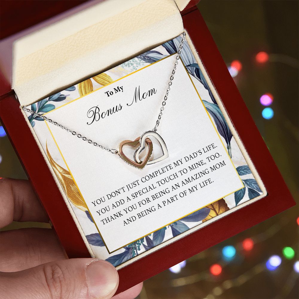 551D Necklace Gift for Bonus Mom, To My Bonus Mom Necklace, Mother Necklace, Birthday