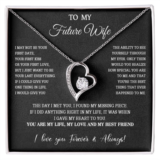 761C To My Future Wife Necklace, Valentine Gifts For Her, Birthday Gifts For Soulmate