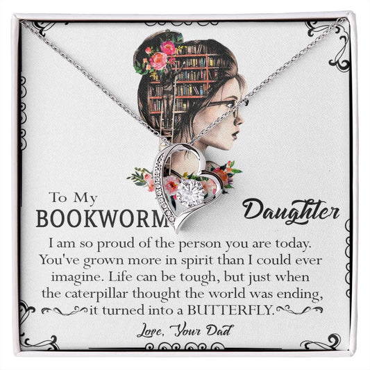 112C To My Daughter Necklace, Daughter Gift From Dad, Mom, Xmas Gift, Birthday Gift