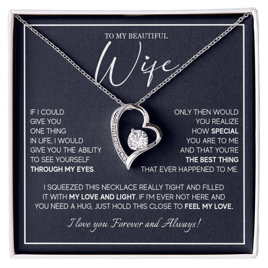 556C To My Wife Necklace From Husband, Soulmate Necklace Gift from Husband, Birthday