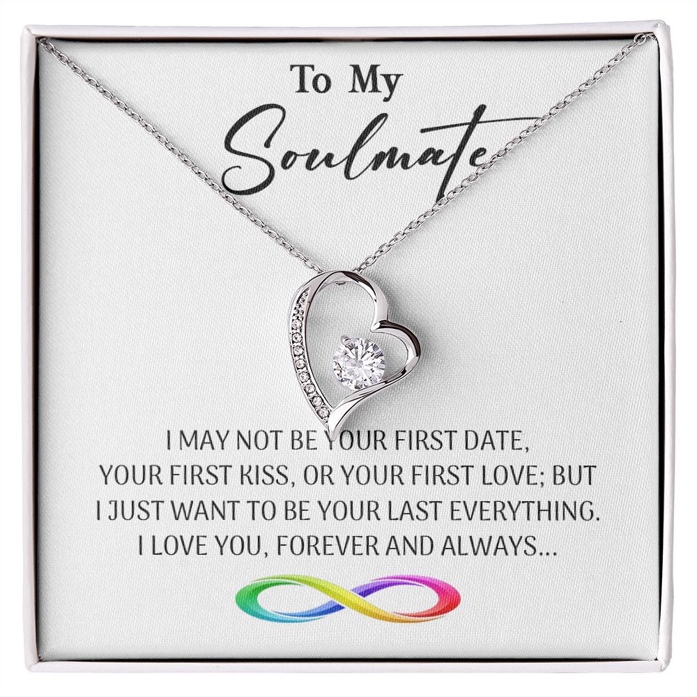 470C To My Soulmate Necklace, Valentine Gifts For Her, Gift For Girlfriend Wife