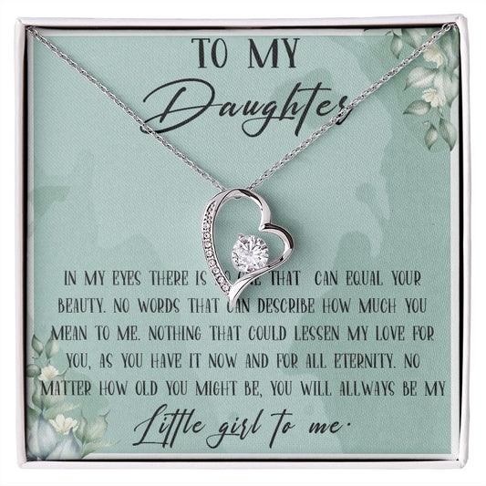 48C To My Daughter Necklace, Daughter Birthday Gift, Gift from Mom to Daughter