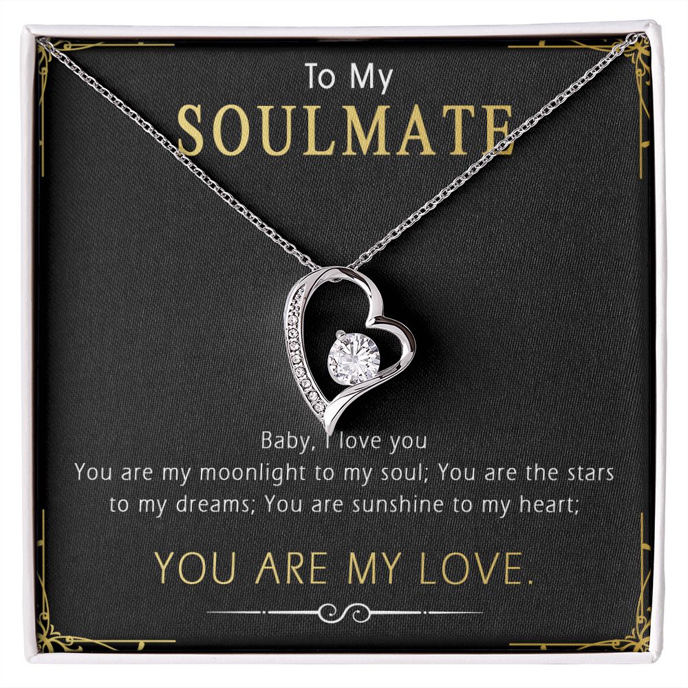 420C To My Soulmate Necklace, Gift For Wife Girlfriend From Husband, Birthday Gifts