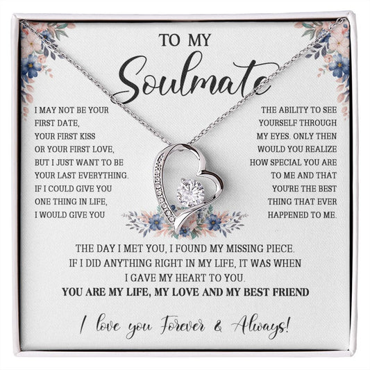 474C To My Soulmate Necklace, Gift For Her, Christmas Gift For Her, Gift For Soulmate