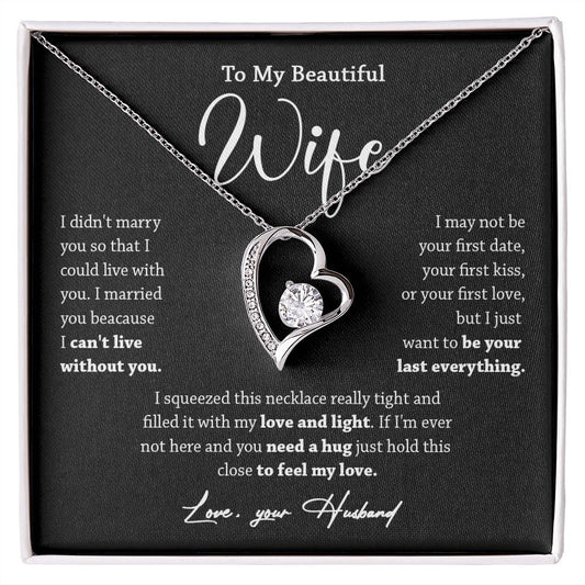 452C To My Wife Necklace, Valentine Gift For Her, Gift For Soulmate, Gift For Her