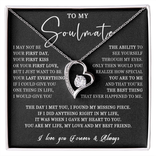 507C Love Gift For Her, To My Soulmate Necklace, Gift For Soulmate, Girlfriend, Wife
