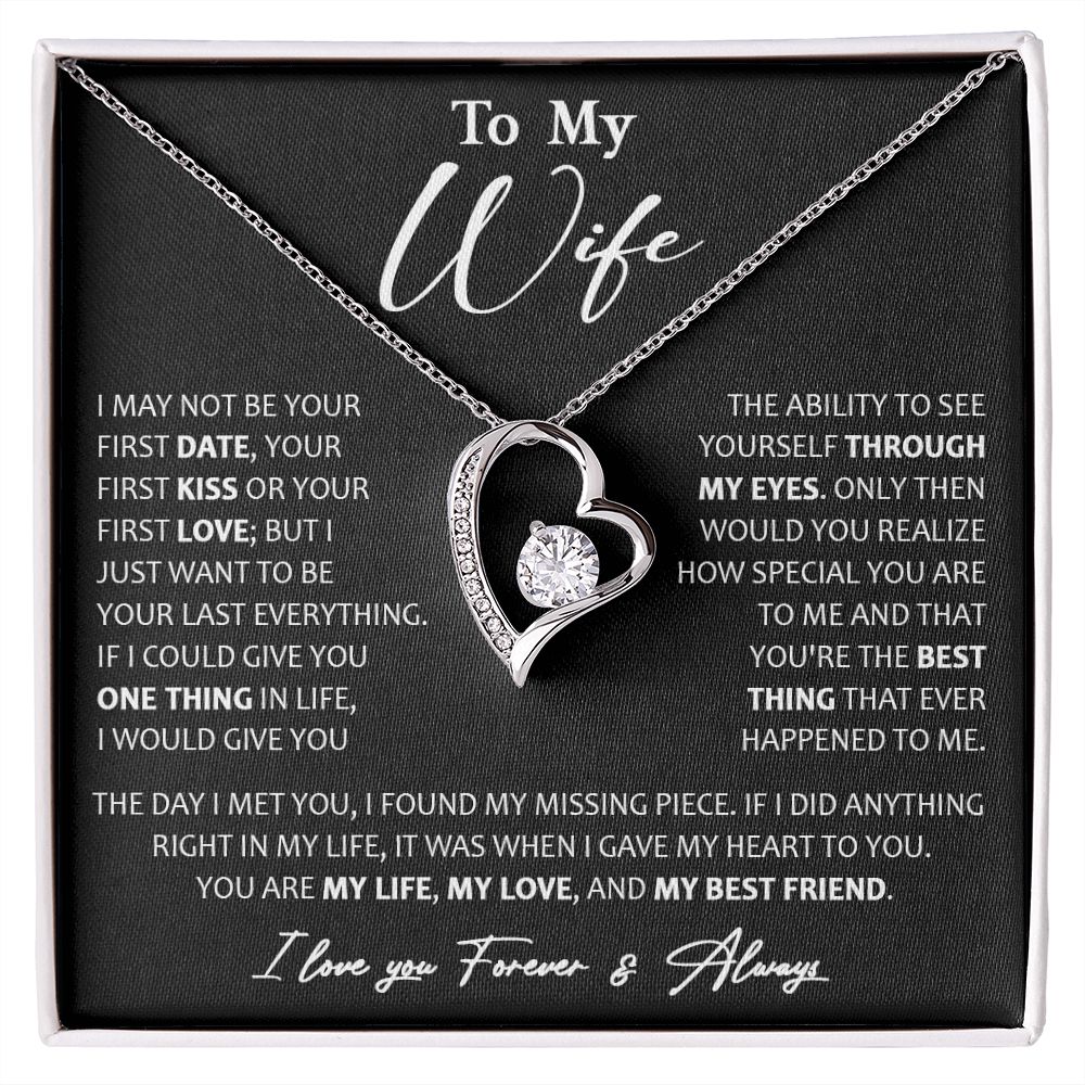 736C To My Wife Necklace, Valentine Gift For Her, Birthday Gift For Wife from Husband