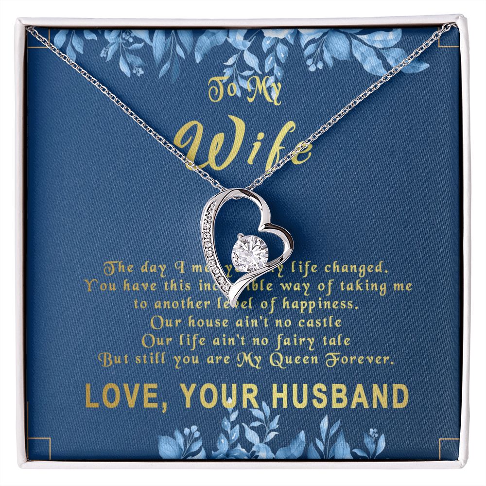 77C To My Wife Necklace, Gift For Wife, Anniversary Gift For Wife, Gift Birthday