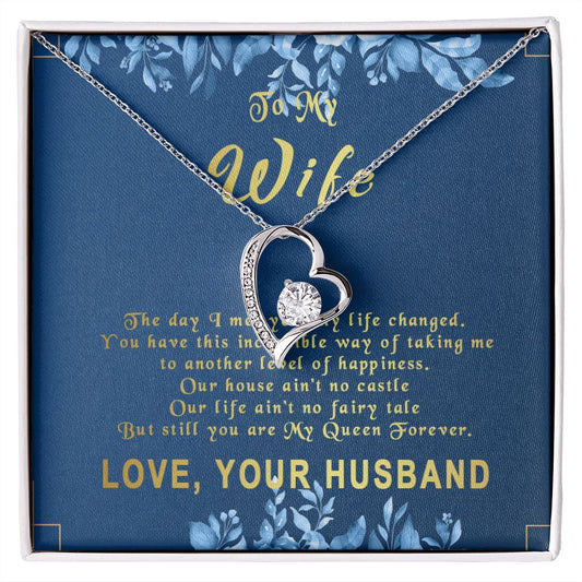 77C To My Wife Necklace, Gift For Wife, Anniversary Gift For Wife, Gift Birthday