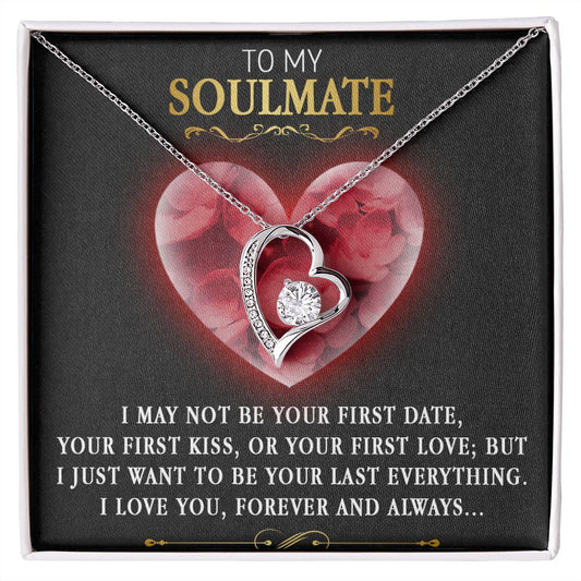 91C To My Soulmate Necklace, Engagement Gift for Future Wife, Xmas - Birthday Gift