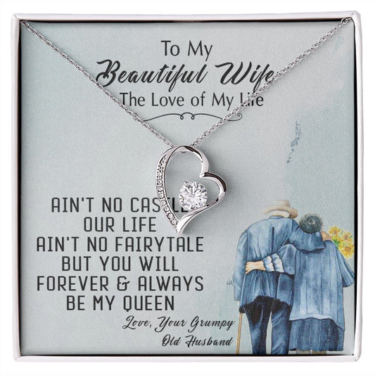 94C To My Beautiful Wife Necklace, Wife Necklace Gift from Husband, Gift Birthday