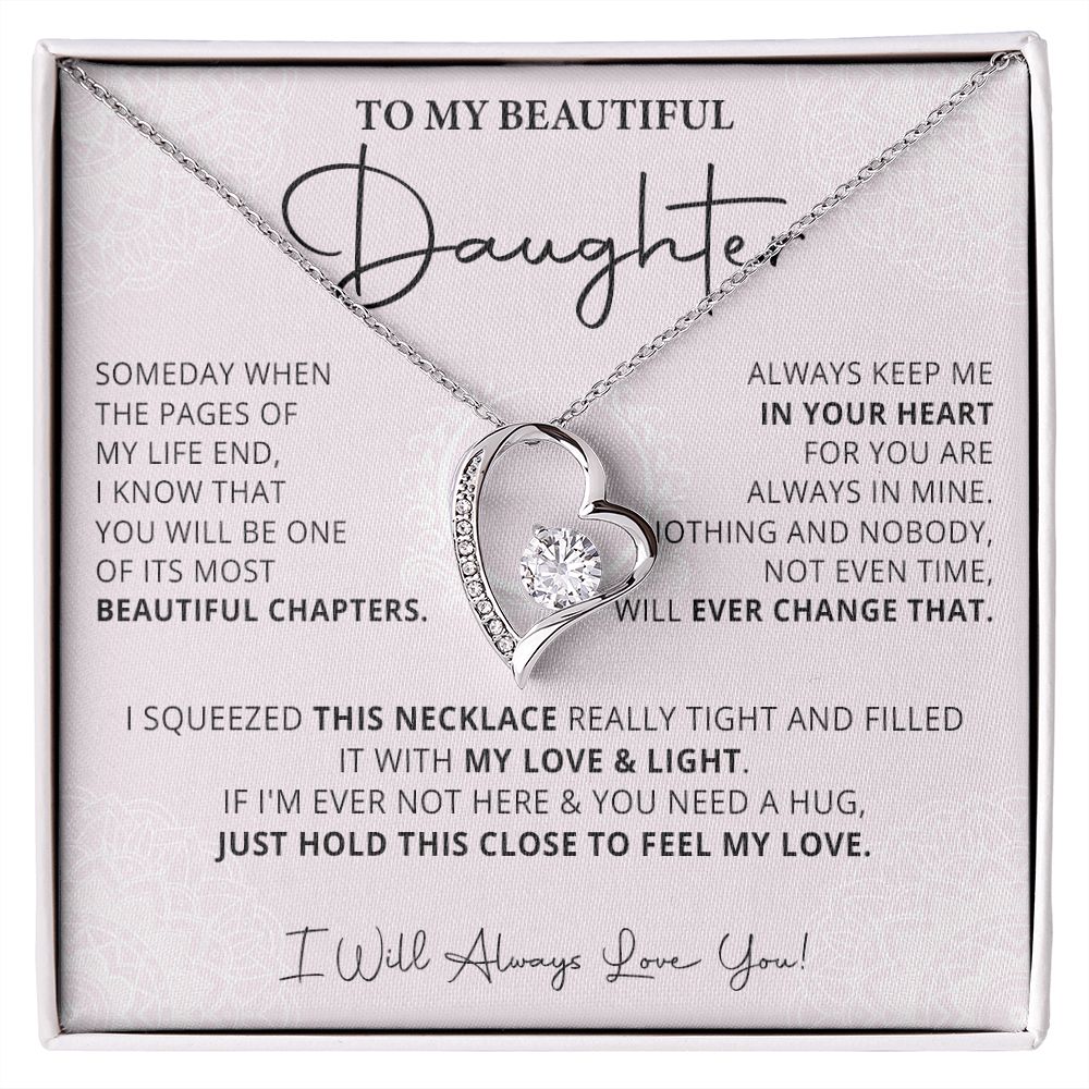 487C Daughter Gift From Mom, Daughter Necklace Gift From Dad, Daughter Birthday Gifts