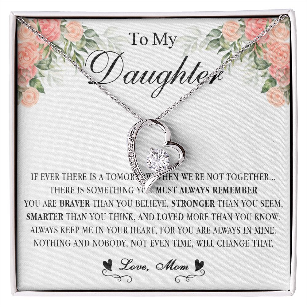 539C Gift For Daughter From Mom, To My Daughter Necklace, Daughter Mother Necklace