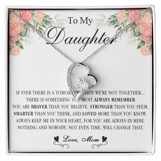 539C Gift For Daughter From Mom, To My Daughter Necklace, Daughter Mother Necklace