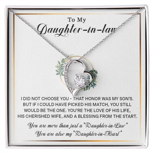 577C To My Daughter-In-Law Necklace, Gift For Daughter In Law, Daughter In Law Gift