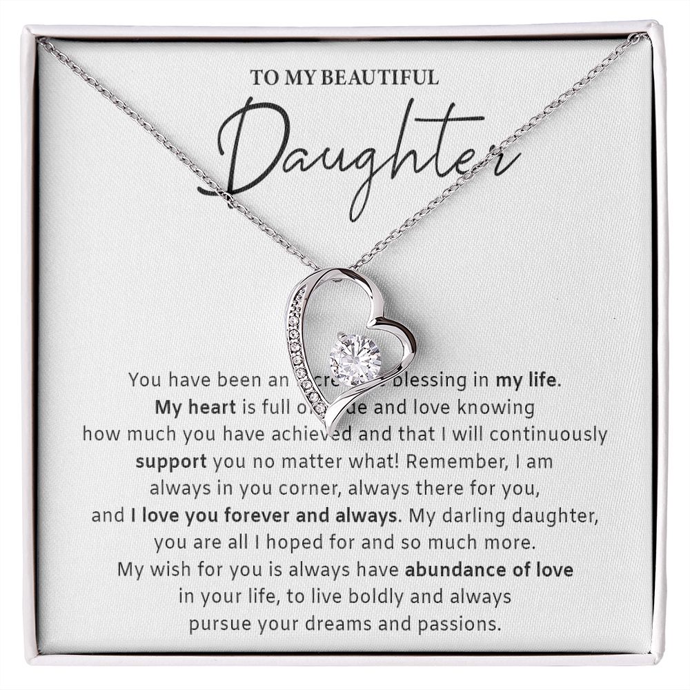 533C Daughter Gift from Mom Dad, Daughter Necklace Gift, Birthday Gift, Xmas Gifts