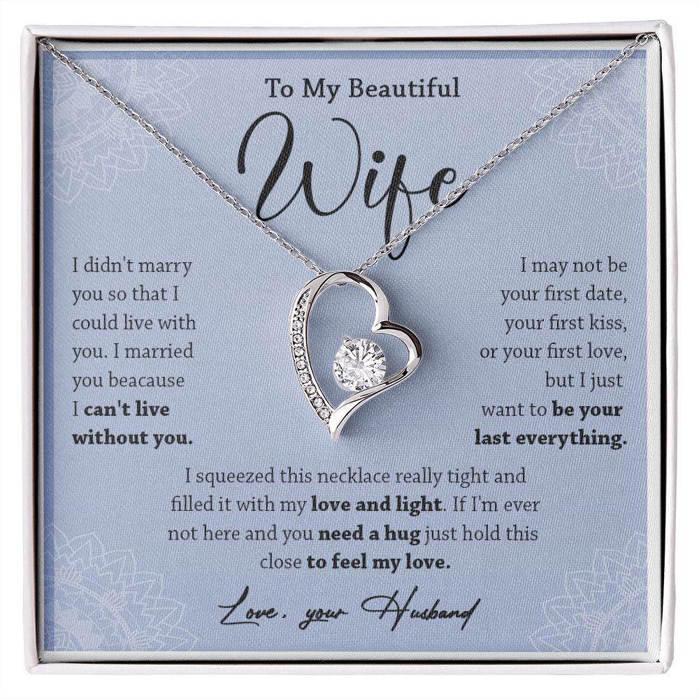 472C To My Wife Necklace, Necklace Gifts For Wife From Husband, Gift For Soulmate