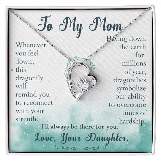 60C Mom Necklace, Stepmom Necklace, To My Mom Necklace Gift For Mom From Daughter